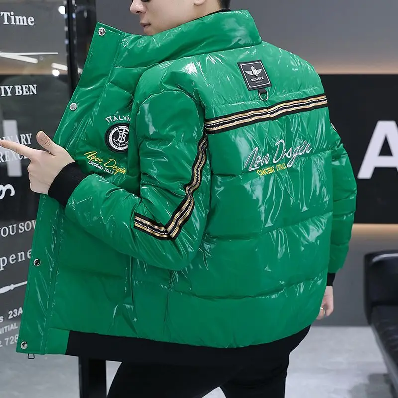 Luxury Brand Men Clothing Winter Jackets Warm Thick Parkas Waterproof Outerwear Embroidery Streetwear Casual Loose Coat New