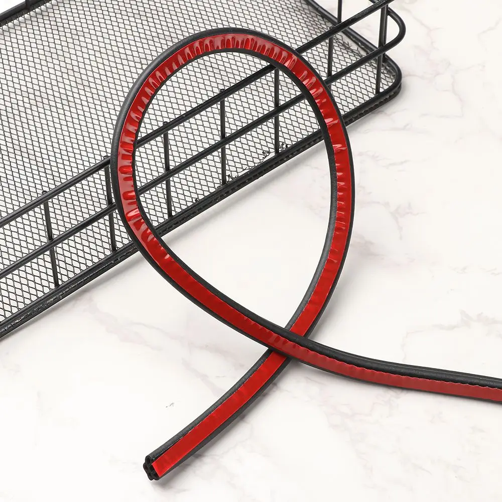 10m Car Door Rubber Seal Strip Double Layer Protector Noise Insulation Car Windshield Trunk Sealer Weatherstrip Auto Accessories