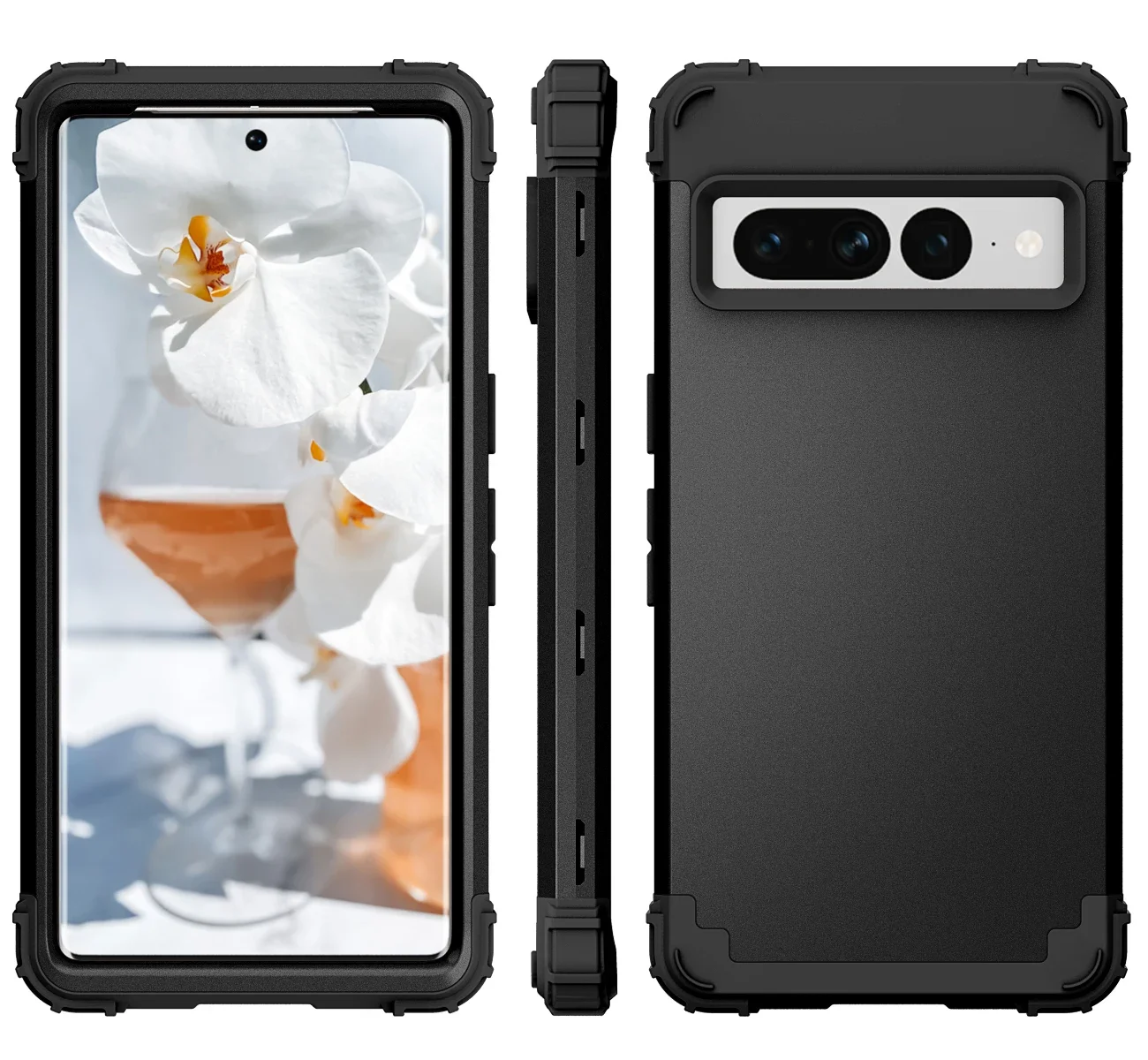 Ultimate Protection Shockproof Phone Case | Heavy Duty Armor with Soft Silicone & Hard PC Back Cover