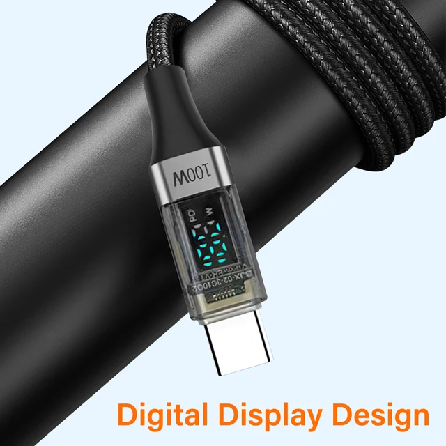 USB-C PD 100W Cable with Digital Display 5