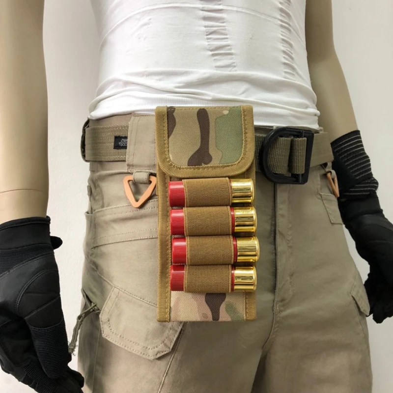 

Tactical 16 Round Shotgun Buttstock Shell Holder Elastic Ammo Holster 12GA Gauge Airsoft Gun Shell Case for Hunting Accessory