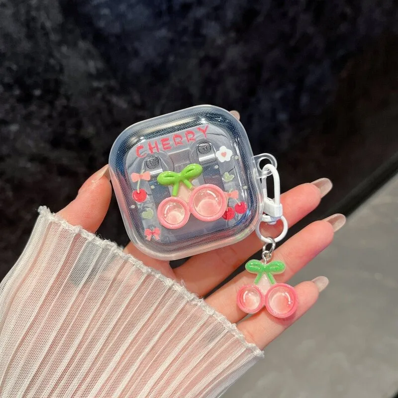 Cherry Butterfly Soft Case for True Wireless Earbuds