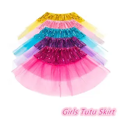 10 cores vestido de renda photoshoot crianças meninas gaze ballet tule macio tutu saia malha saia