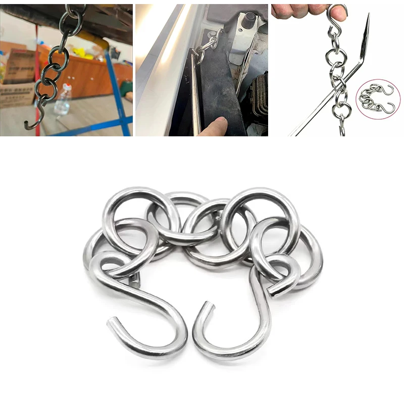 

Car Dent Removal Hook Chain Durable Dent Repair Tool Auto Body Hail Damage Remover Adjustable Hook Chain Vehicle Accessories