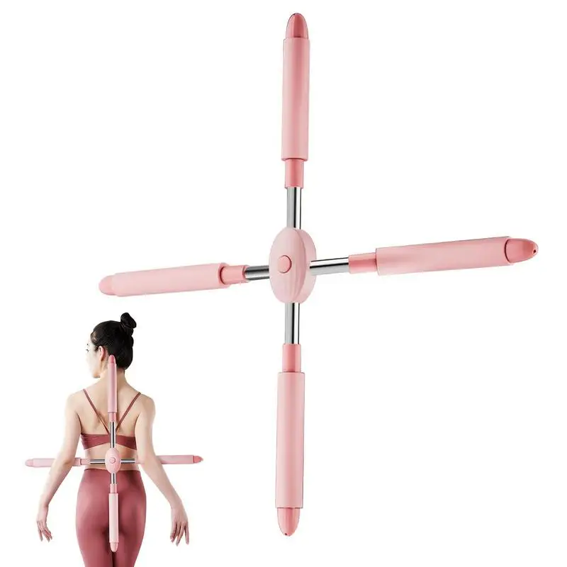 

Yoga Body Sticks Posture Corrector For Adult Children Yoga Stick Cross Retractable Design For Adult And Child Back Brace Posture