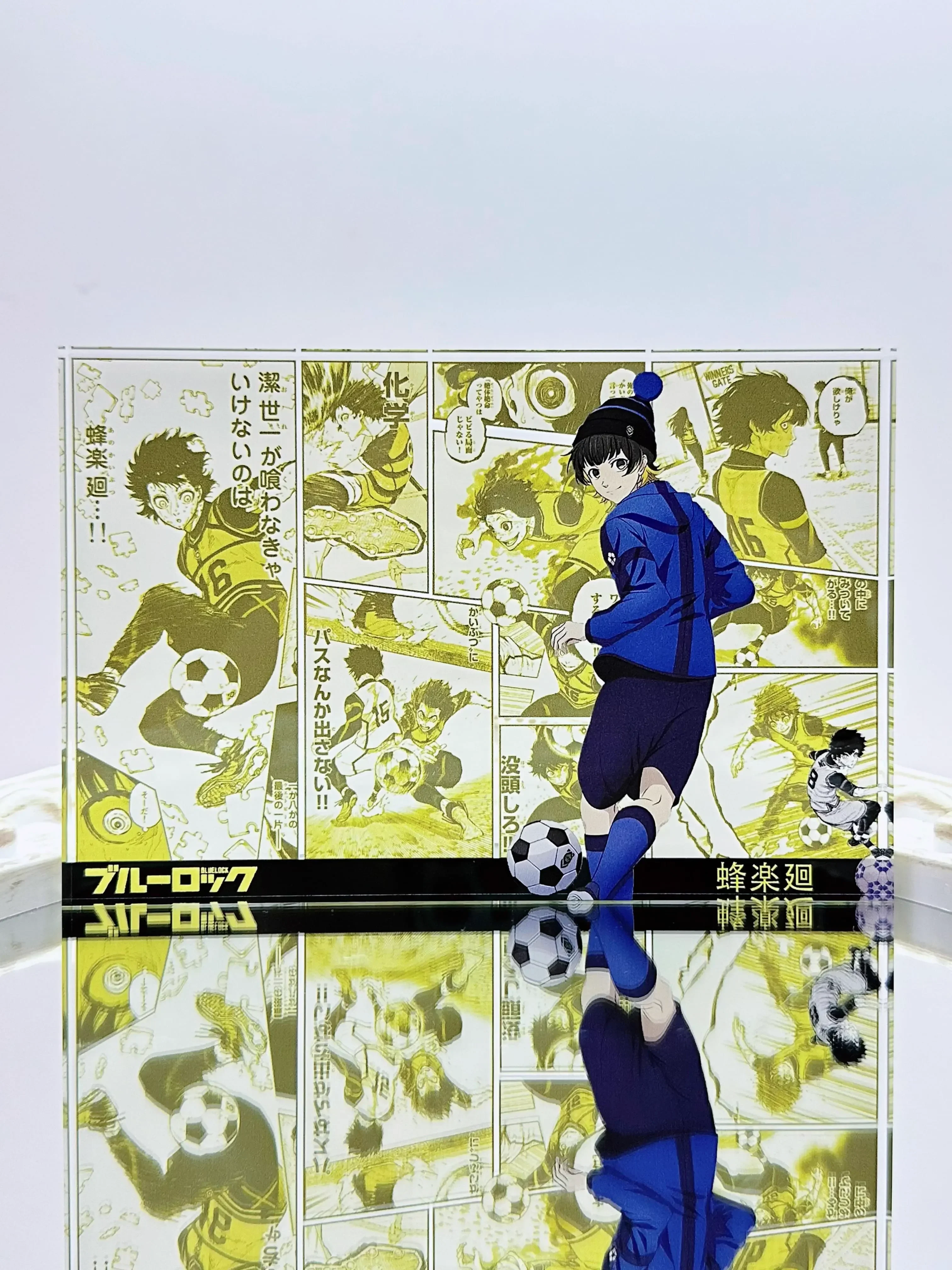 Astuccio Doppio Strato Blue Lock 22x7,5x13 Cm - Poliestere Con Personaggi Isagi, Nagi, Rin - Astuccio Porta Penne Anime
