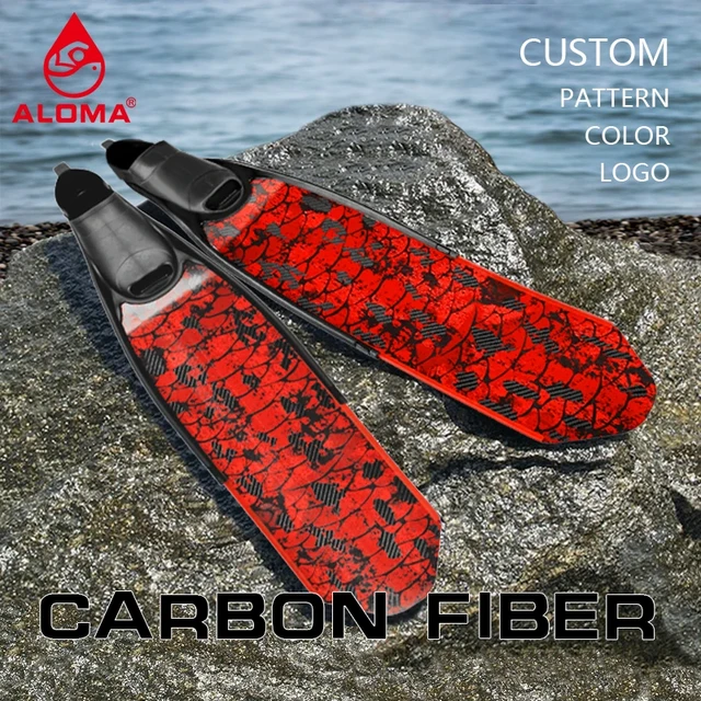 Best python texture design fins flexible underwater carbon fiber Freediving  long blade diving fins Spearfishing Fins - AliExpress