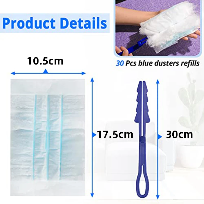 Disposable Electrostatic Dust Duster Brush Head Feather Duster Household Cleaning Tool disposable duster refills,cleaning duster,disposable feather duster,feather duster