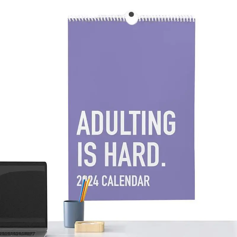 

Adulting Is Hard Calendar 2024 Monthly Inspirational Wall Calendar Wall Calendar With Hilarious And Relatable Quotes About Being