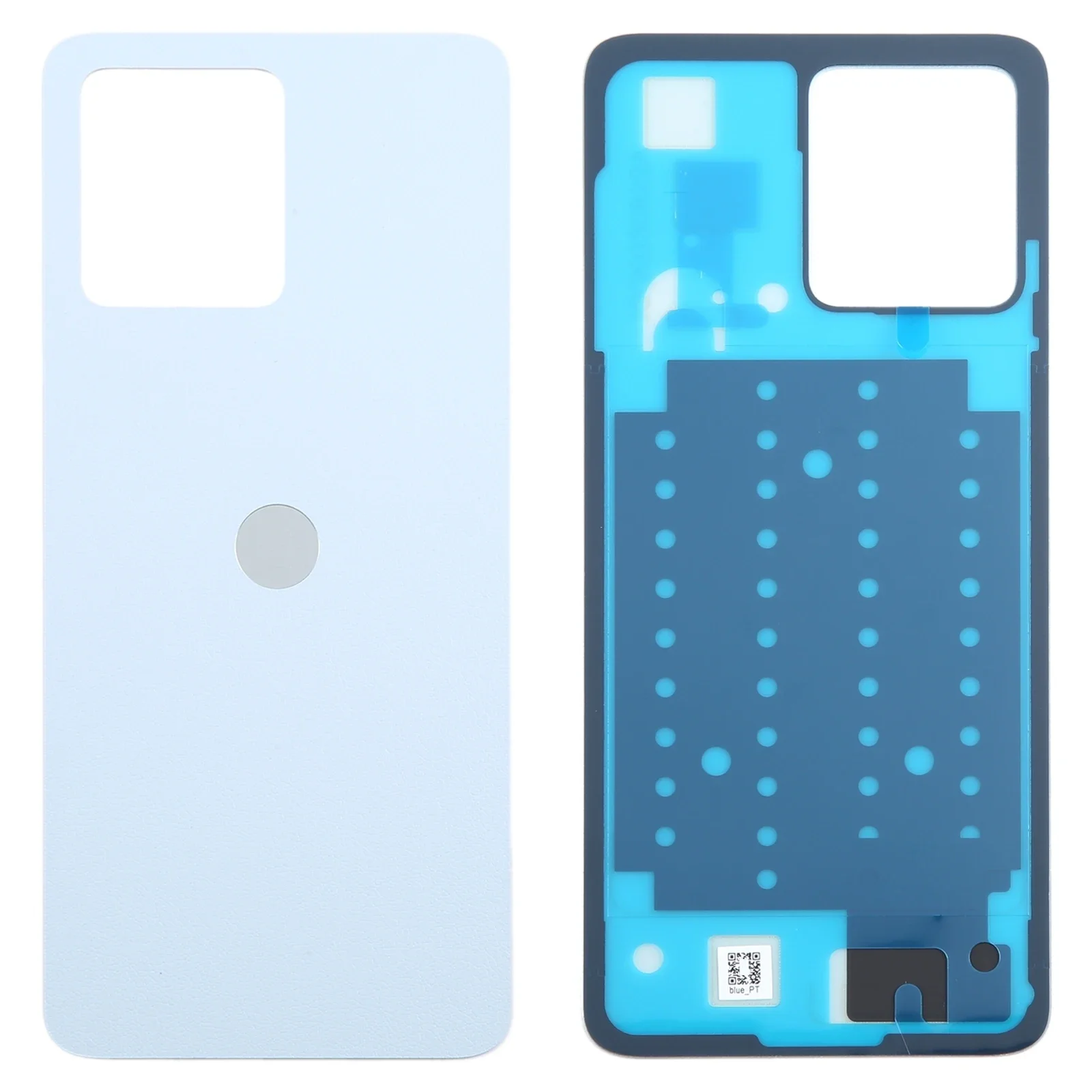 Premium 6.5 Battery Cover Rear Door Panel Housing Case with Logo - Replacement Part