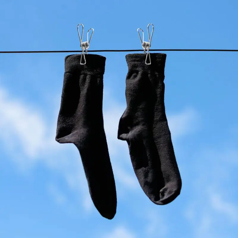 Wire Laundry Clips Durable Wire Laundry Clips Bulk Clothes Pegs Heavy Duty Hangings Outdoor Clothesline Paper Files