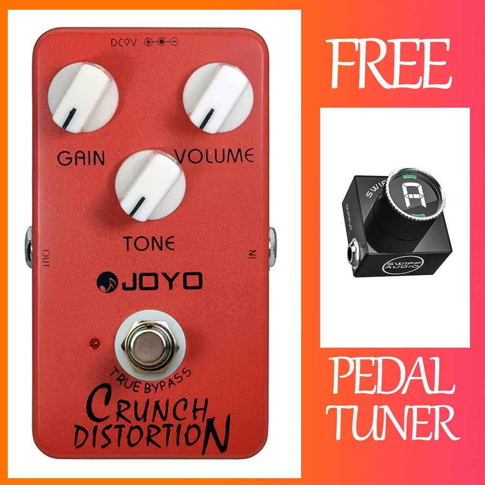 

JOYO JF-03 Guitar Effect Pedal Crunch Distortion Pedal Classic British Rock Distortion Effect Pedal Guitar Parts and Accessories