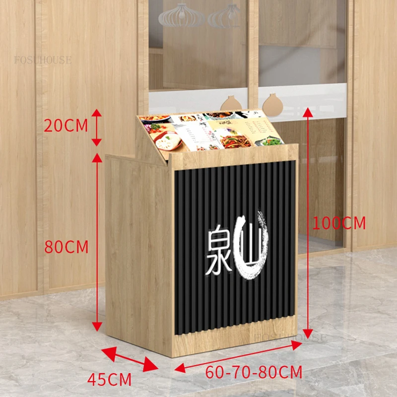 Simple Designer Office Furniture Reception Desks Restaurant Front Desk Bar Tables Hotel Lobby Conference Room Reception Desk T