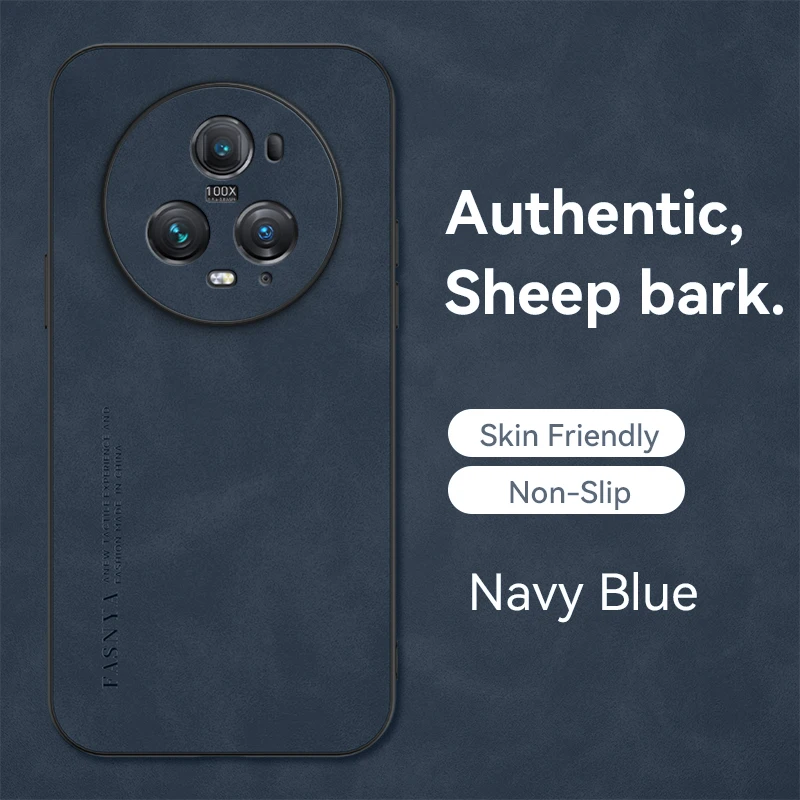 Premium Sheepskin Leather Soft Case with Camera Lens Protection and Shockproof Bumper in Matte Finish