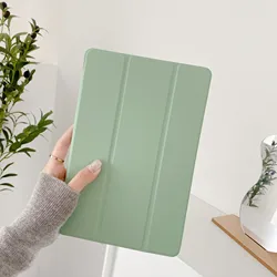 Premium Leather Folio Smart Cover for 11.5 Tablets - Elegant and Durable Design (Mint Green)