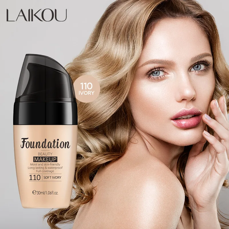 LAIKOU 30ml Liquid Foundation Waterproof Makeup