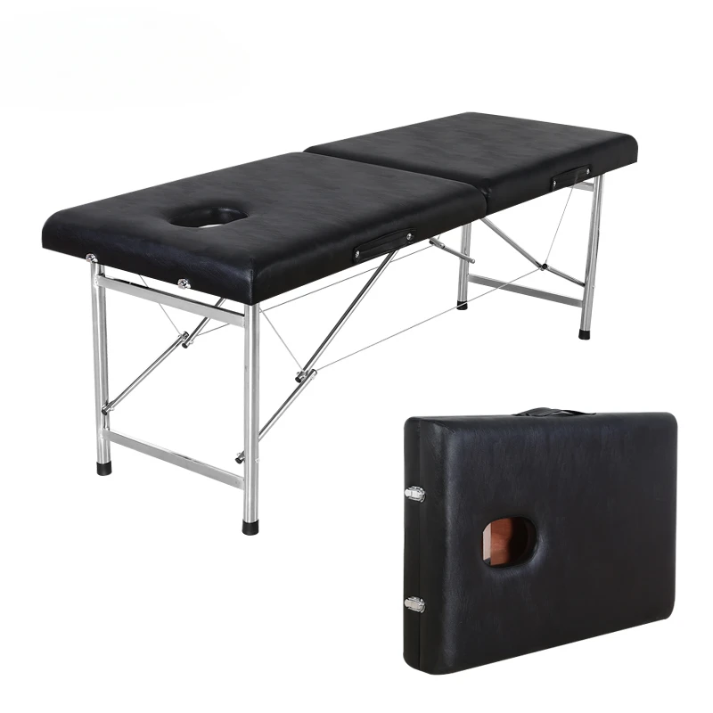 Portable Folding Massage Bed Speciality Beauty Tattoo Comfort Face Massage Bed Therapy Sleep Lit Pliant Salon Furniture WZ50MB