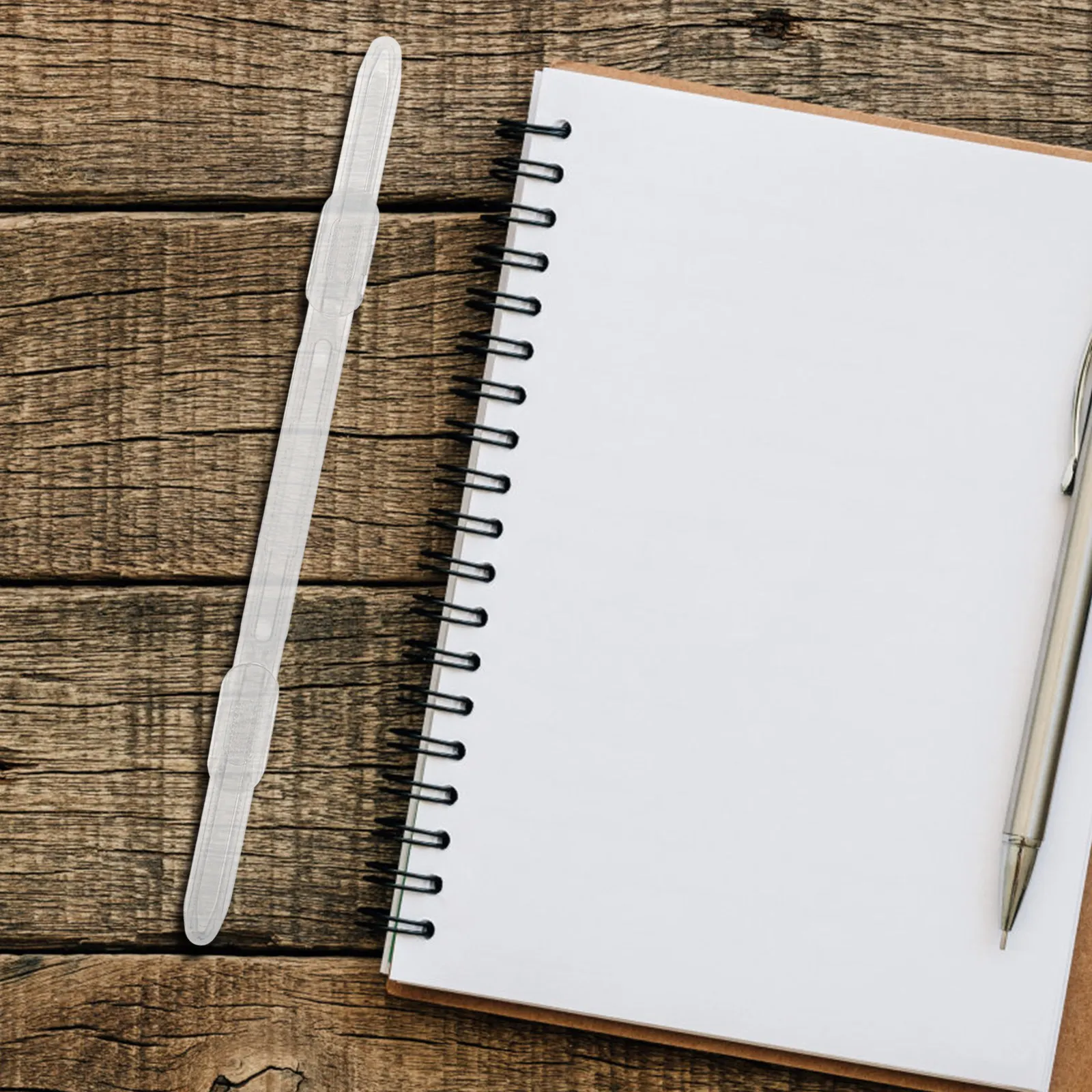 20Pcs 다기능 이중 구멍 플라스틱 바인더 클립 루스 리프 노트북 주최자 플래너 스크랩북 용 바인더 메커니즘 클립