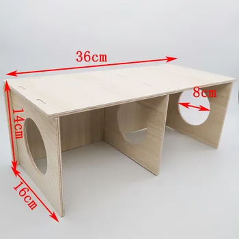 Solid Wood Pet House 1