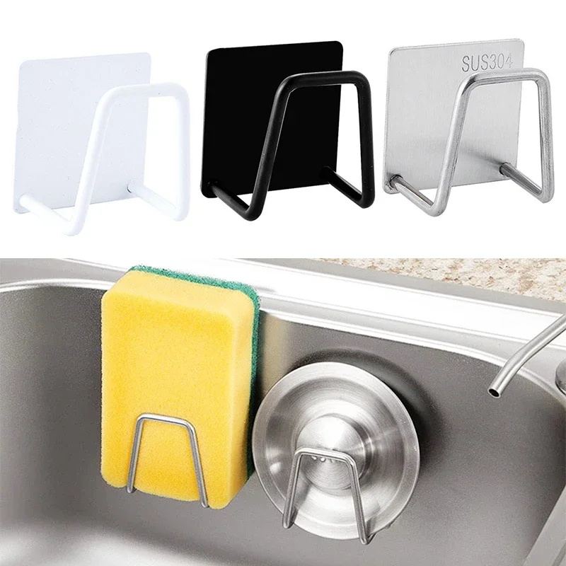 Kitchen Utensil Holder Kitchen Accessories Kitchen Organizer Faucet Sponge Holder Kitchen Tool Kitchen Holder Clip Silicone Kitchen Holder Kitchen Anti Scald Holder Kitchen Sponges Holder Self Adhesive Sink Sponges Drain Drying Rack Stainless Steel Sink Organizer