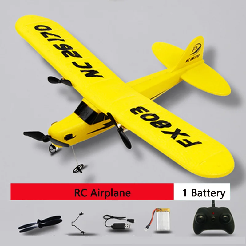 Diy rc avião de brinquedo epp artesanato espuma elétrica ao ar livre controle  remoto planador FX-801 901 avião de controle remoto diy aeronaves de asa  fixa - AliExpress