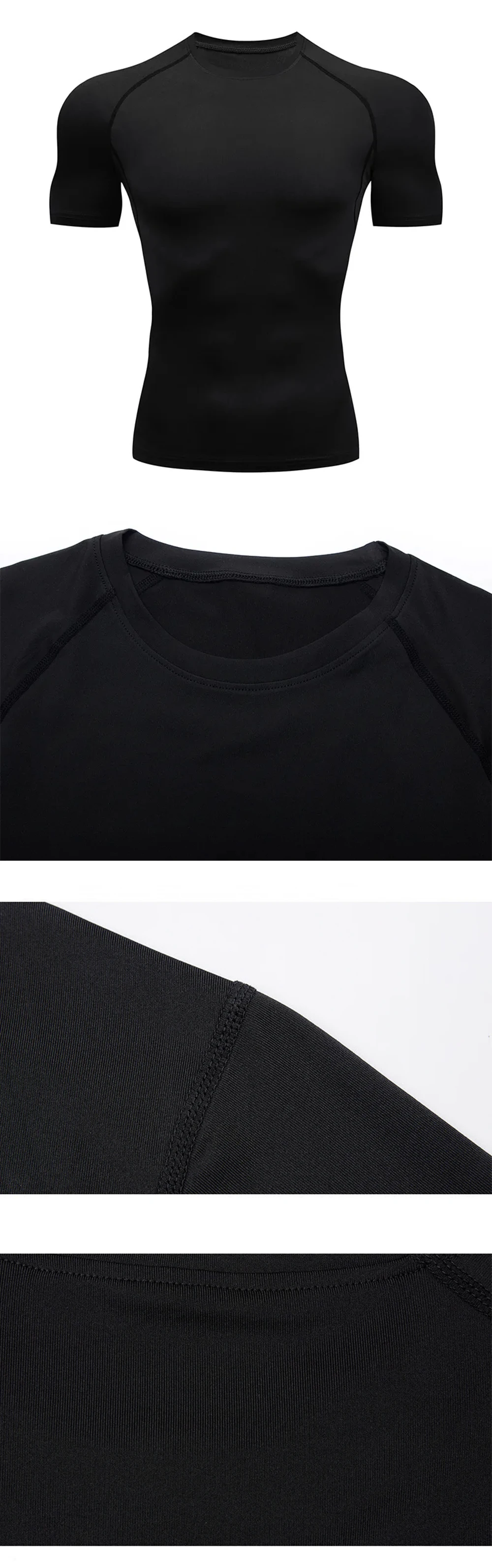 Men Compression Shirt - Quick Dry Sport T Shirt | Short Sleeve Fitness Tee