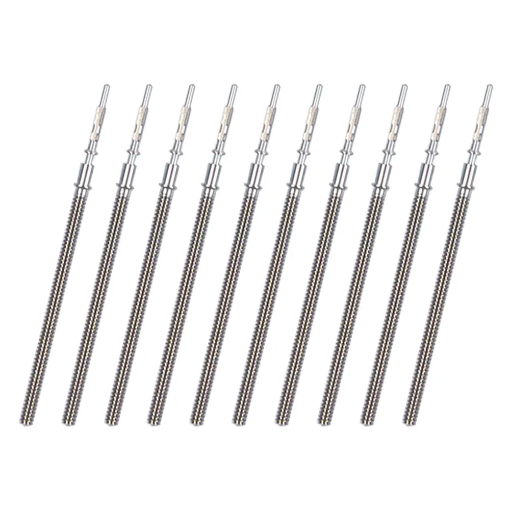2Pcs/5Pcs/10Pcs 무브먼트 시계 스틸 스템 크라운 키트 시계 부품 세이코 VK63 VK64 VK67 VK68 VK61 무브먼트 시계 스템 스페어