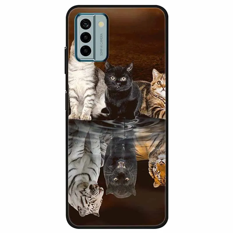 Cartoon Cats TPU Silicone Protective Phone Case - Soft, Durable, and Stylish Cover