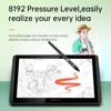 12HD-A H-IPS LCD Graphics 11.6in Digital Art Tablet 8192 Levels 1366x768 Display with Battery-Free Stylus Tilt for Windows MacOS 4