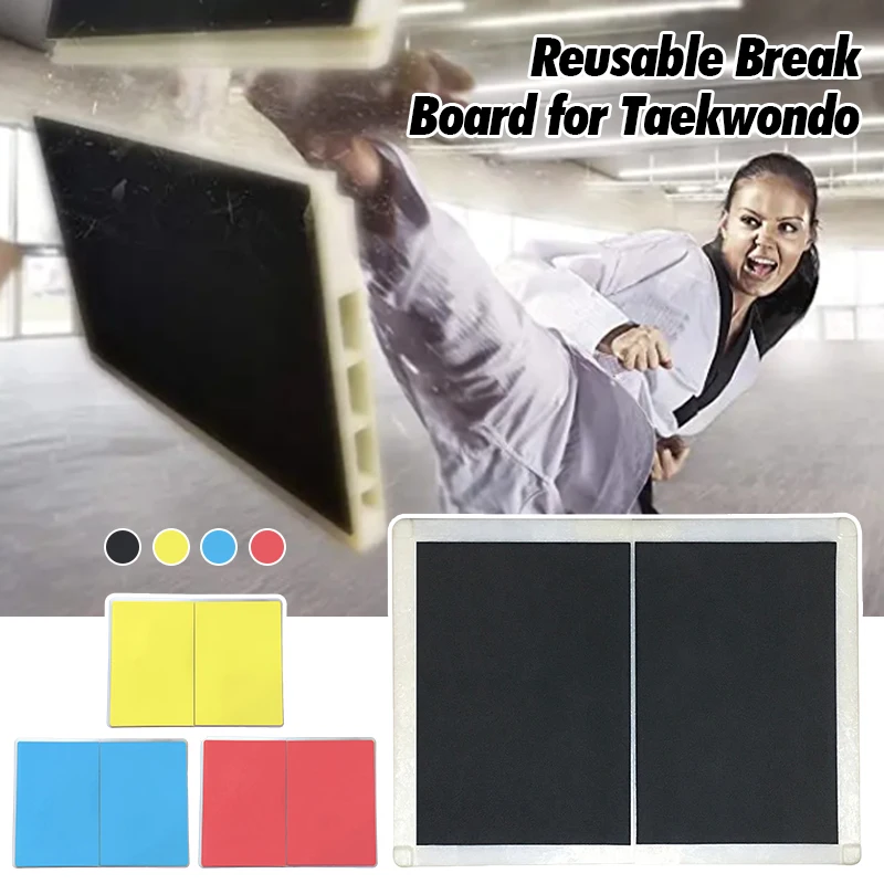 Taekwondo Break Board High Strength Plastic Reusable Training Performance Kicking Board Professional Board Karate Martial Arts