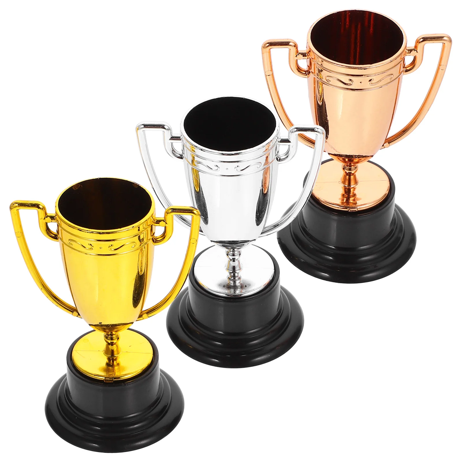 

Trophy Trophies Award Kids Mini Awards Medals Sports Gold Party Football Winner Tournament Soccer Game Plastic Favors Decor