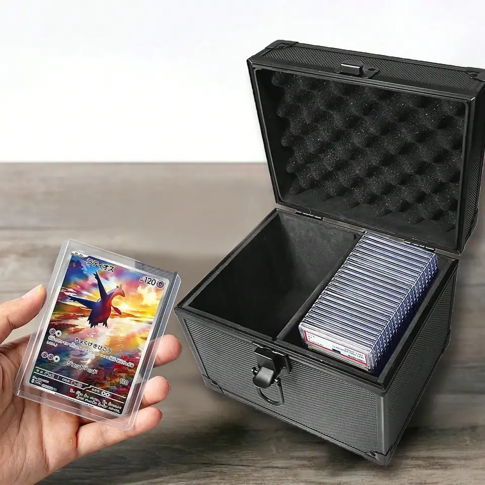 Durable Sports Cards Storage Case with Handle