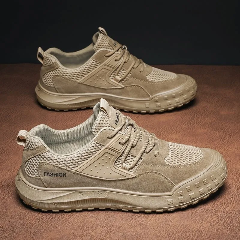 

Men Shoes Breathable Comfortable Sneakers Fashion Tennis Shoes Anti Slip Wear-resistant Work Shoes Loafers Men Zapatos De Hombre
