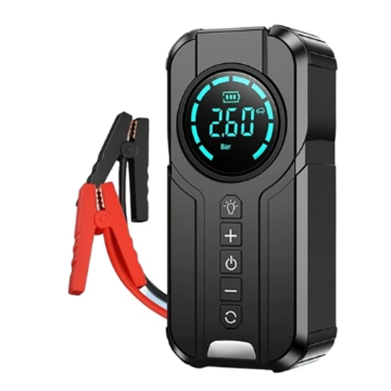 12V Portatile Auto Jump Emergenza Power Starter Auto Battery Booster Caricabatterie Integrato Emergenza Led Torcia Carica Rapida