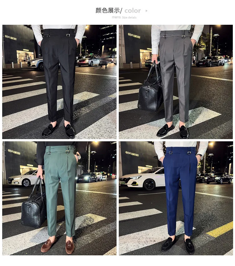 2021 Wedding Dress Pants For Men Business Suit Pant Casual Slim Formal  Pants Pantalon Costume Men Suit Trousers Plus Size 29-36 - Suit Pants -  AliExpress