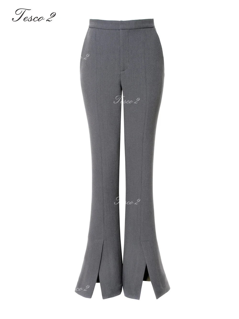 New Fashion Women's Suit Slim Jacket Fitting Flared Split Floor Pants Suit For Women Chic And Elegant Woman Set For Spring