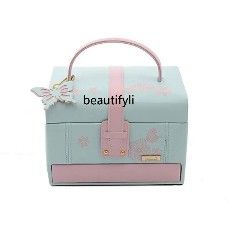 

yj Princess European Jewelry Box Jewelry Box Wedding Jewelry Box Hand Jewelry Storage Box