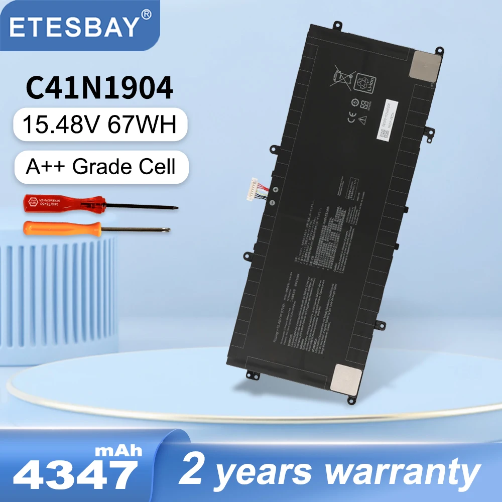 Etesbay-bateria do Portátil para Asus C41n19041 C41n1904 Zenbook 14 Ux425ua Um425ia Ux425ea Ux425ja Bx325ja Ux325ea Ux325ja Ux363ea