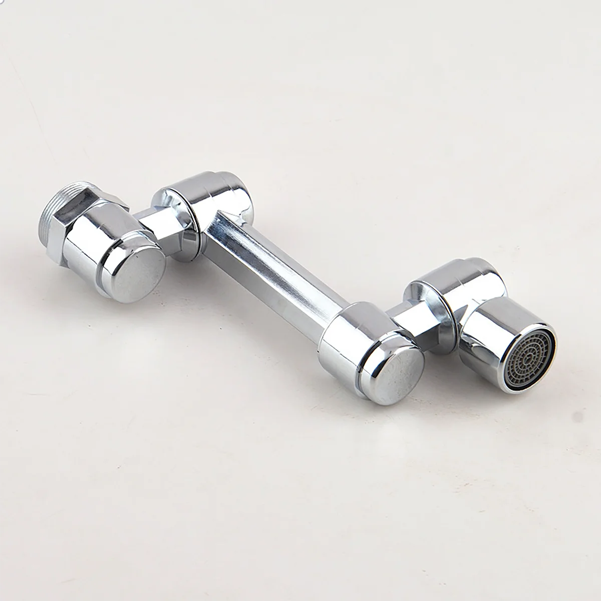 Stainless Steel Faucet Universal Rotation Splash-Proof Design Multi-Adapter Head Safe Drinking Water Includes Kitchen Bathroom