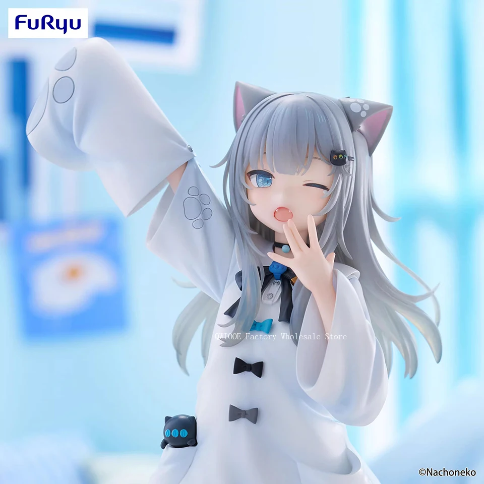 Original Genuine Furyu Virtual Character 22cm Nachoneko Action
