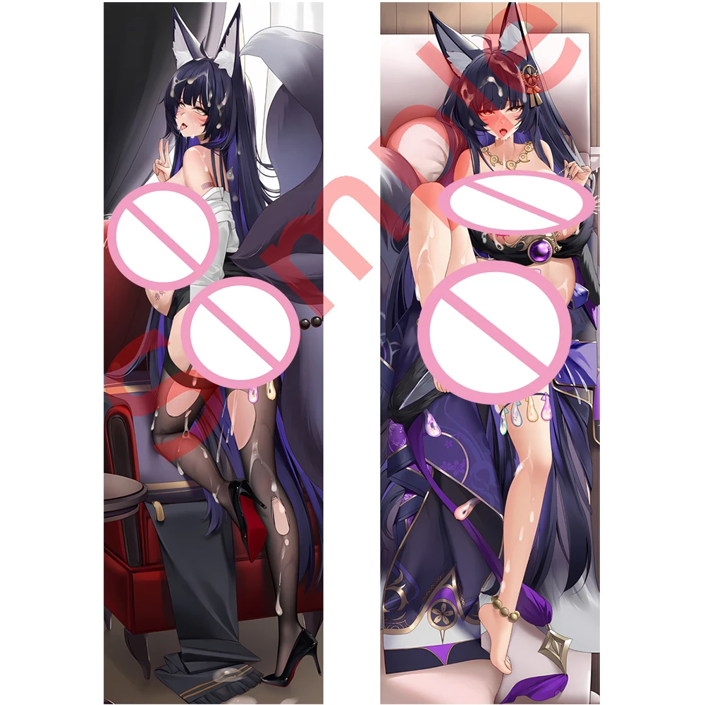 

Genshin Impact Dakimakura Anime Inazuma Raiden Shogun, подушка для обнимания тела в двух направлениях, искусственная наволочка для подушки, рождественские подарки