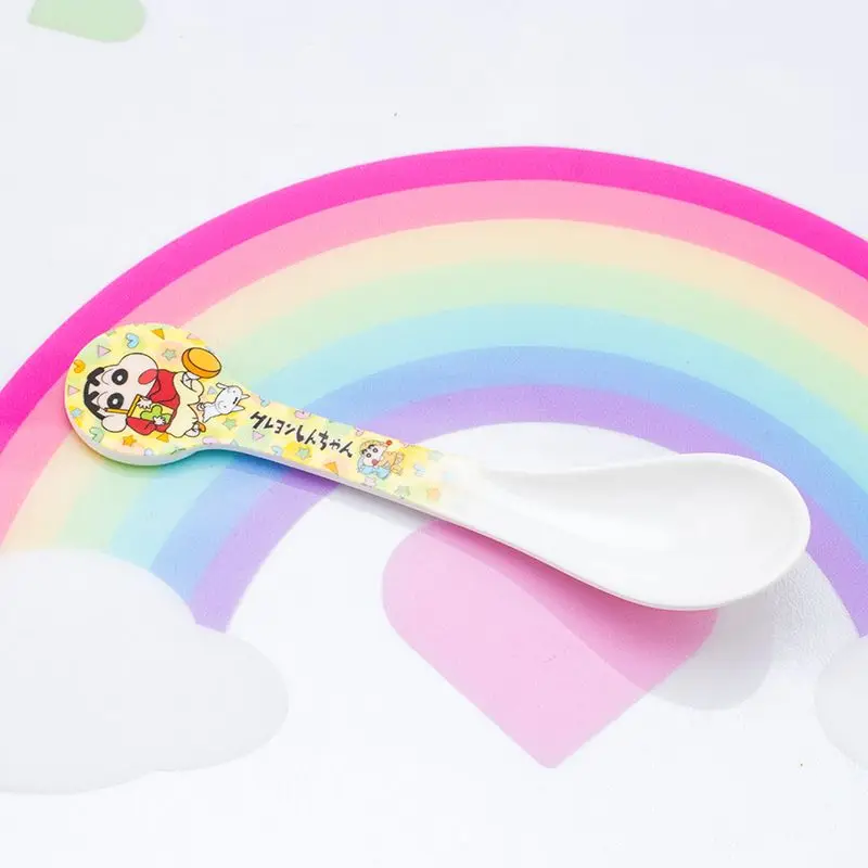 Crayon Shin-chan Nohara Hiroshi Boochan Süße Ware Zweidimensionales Babygeschirr Student Home Reisschüssel- und Teller-Set – Detail 12