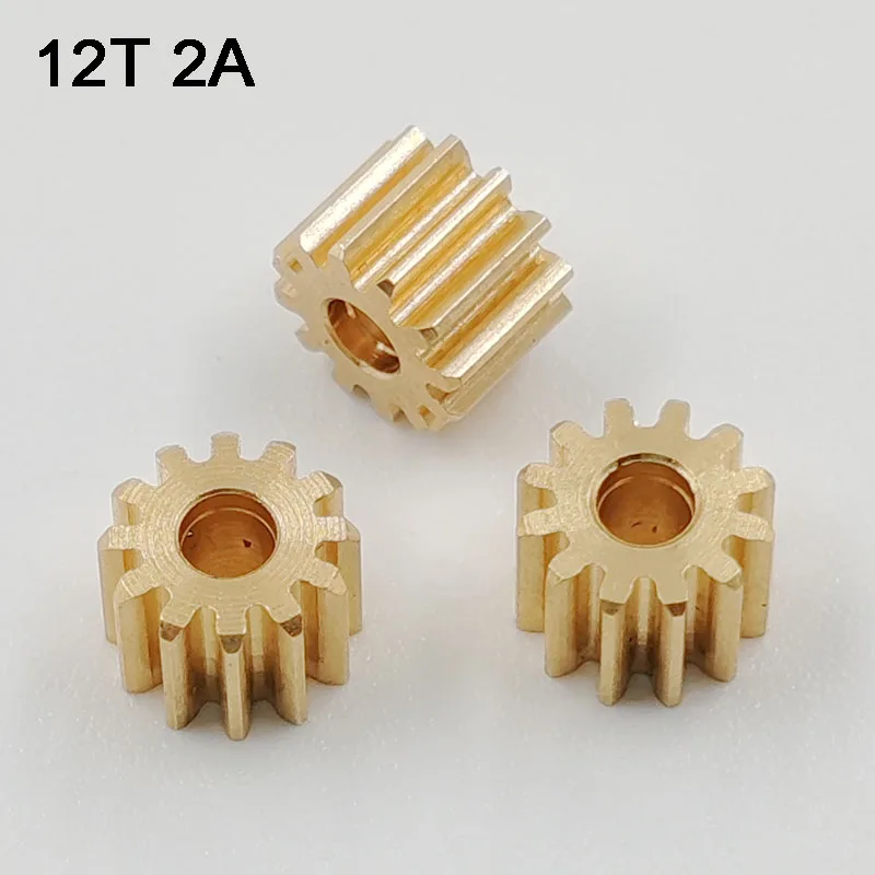 122A 121.5A 0.4M Pinion Motor Shaft Hole 1.5/2mm Outer Diameter 5.6mm Mechanical Copper Gears 12T 1.5A 2A 2.3A motor gear,transmission gear