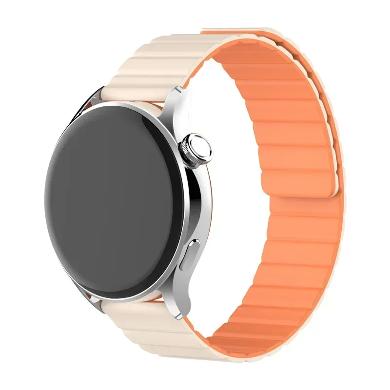 

Magnetic Loop Strap For Samsung Galaxy Watch 6 5 4 40MM 44MM/4 6 Classic 46 43 47mm/5 Pro 45mm Band 20mm 22mm Silicone Watchband
