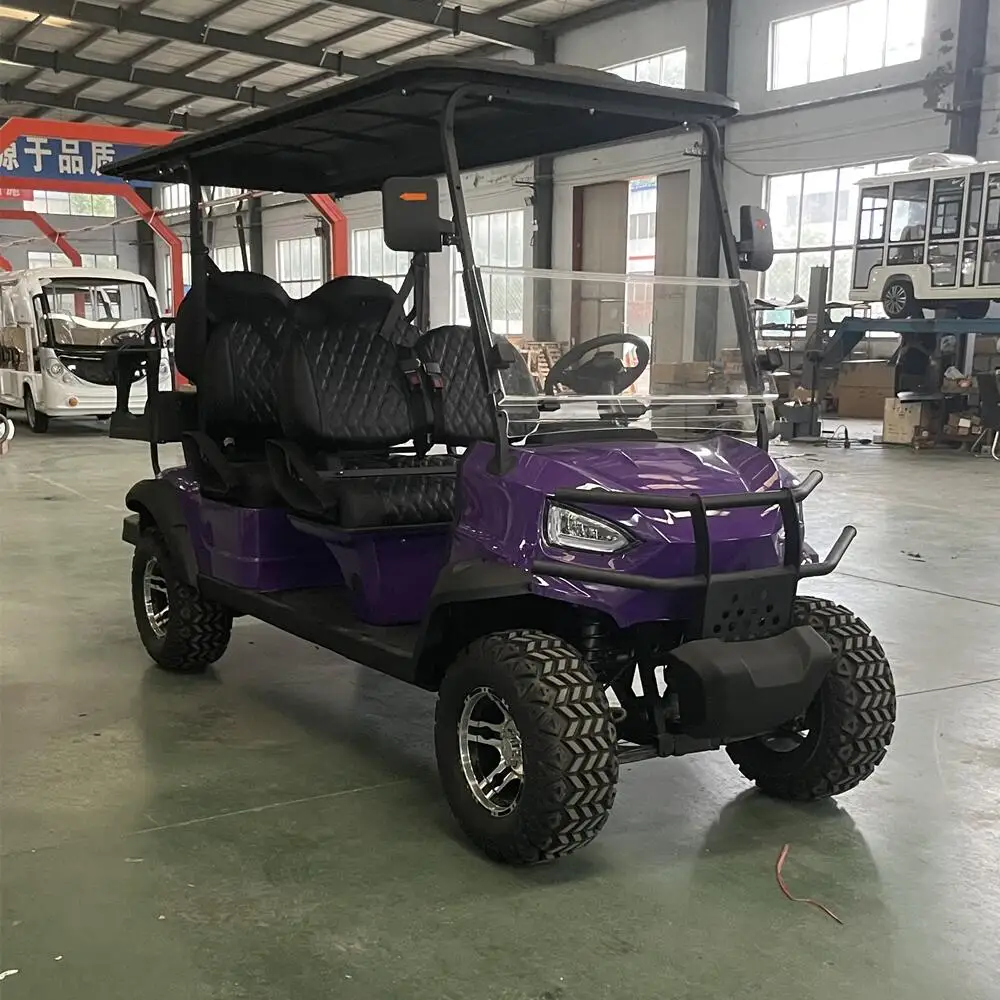 Logo A Colori Carrelli Da Golf Sollevati Elettrici Personalizzati 2 4 6 8 10 Posti 4X4 Buggy Da Golf Elettrici Fuoristrada