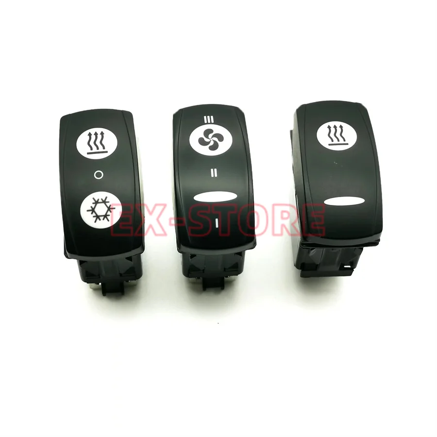 

214-4703,214-4718,SWITCH ROCKER AIR CONDITIONER caterpillar BACKHOE WHEEL LOADER 416E,420F,422E, 442E,906H,910K,914K,2144718