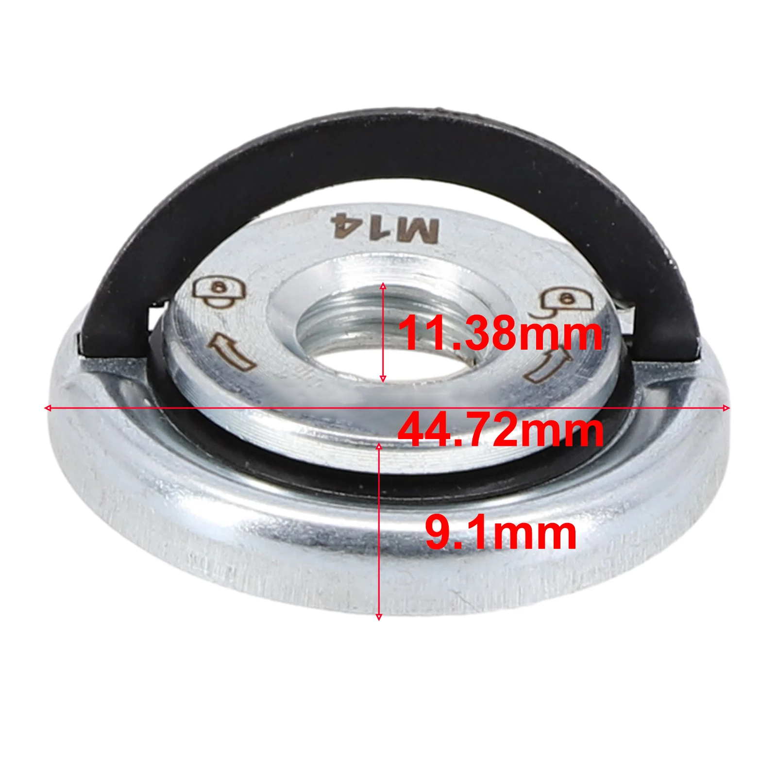 Quick Release Flange Nut M14 Thread Angle Grinder Release Locking Nut Pressing Plate Angle Grinder Clamping Flange Tools 1x angle grinder nut