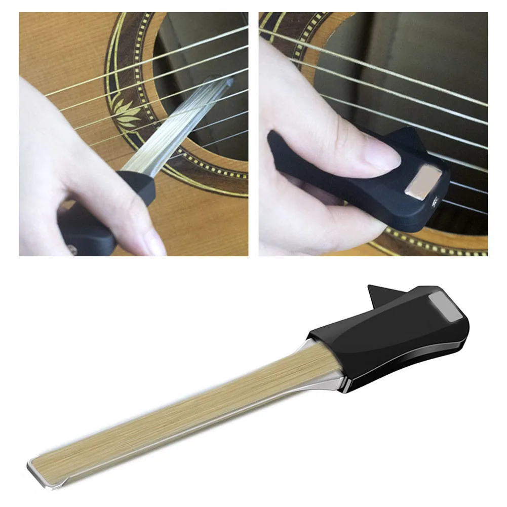 

1 шт., классическая черная рукоятка для гитары, длина 21,5 см