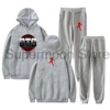 Roman Reigns OTC Merch Pullover Hoodies Jogger Pants Two Piece Set Sweatshirts+Sweatpants Women Men's Set 3