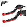 Motorcycle CNC Accessories Folding Extendable Brake Clutch Levers Adjustable Handle Fit 675 STREET TRIPLE 2008-2016 (NO R or RX) 3